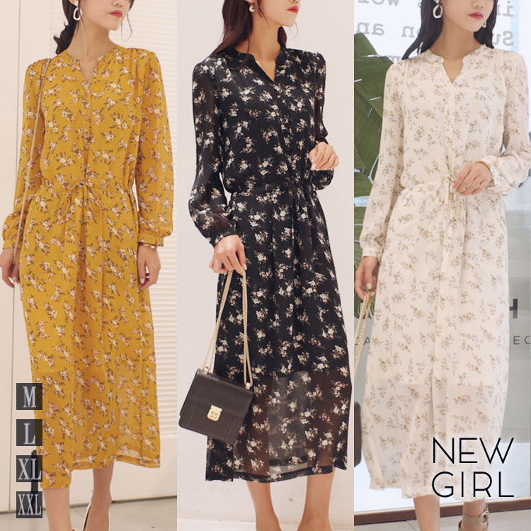 花柄 ワンピース ロング 品番 nwgw0000267 newgirl ニューガール のレディースファッション通販 shoplist ショップリスト