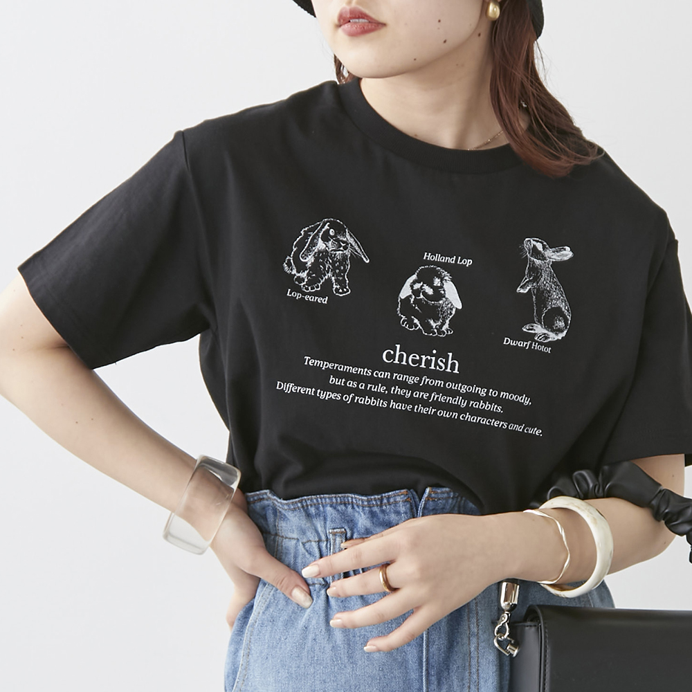 cantwo うさぎ Tシャツ レトロ レア