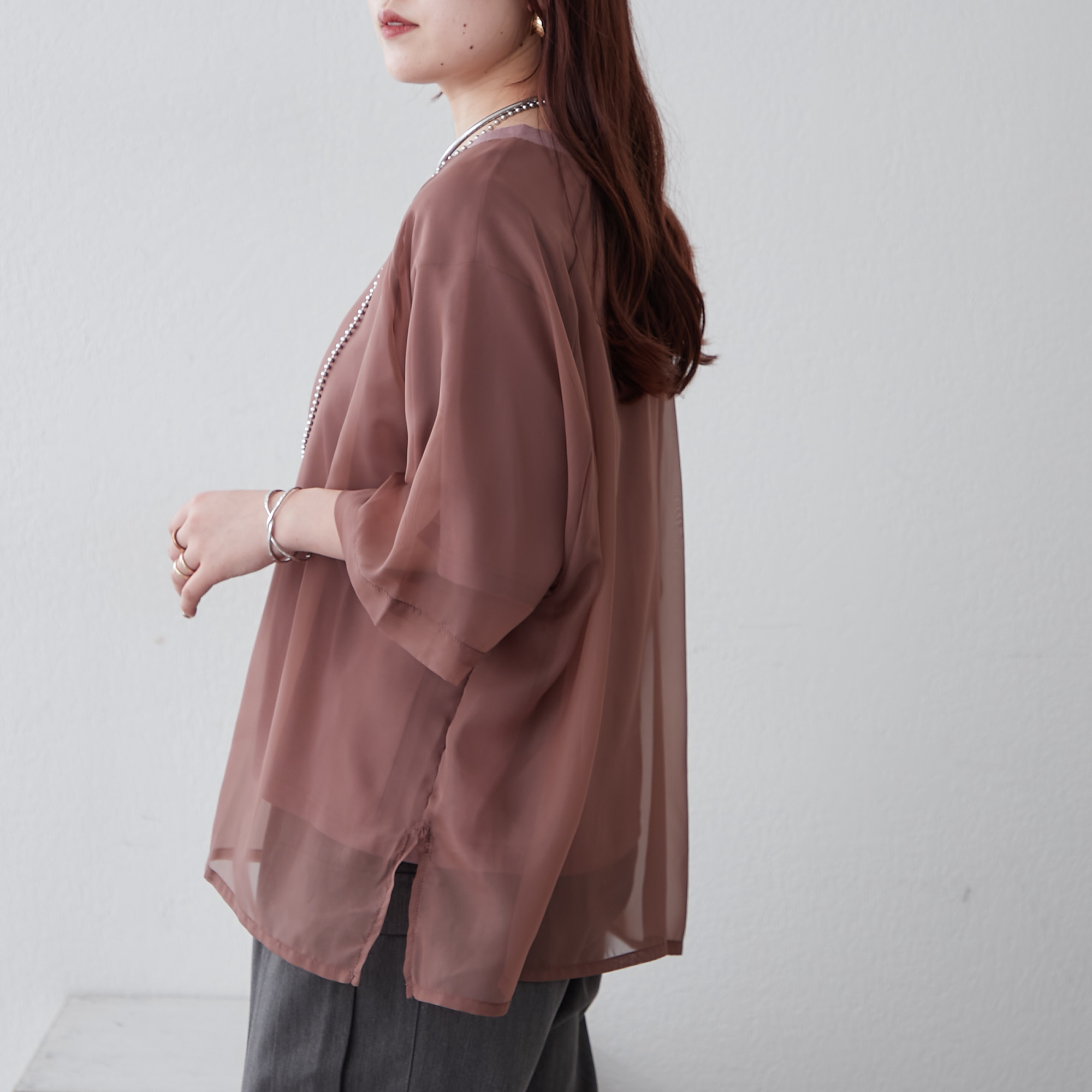 オーガン&天竺2枚仕立てT[品番：OLOW0014213]｜OLIVE des OLIVE OUTLET 