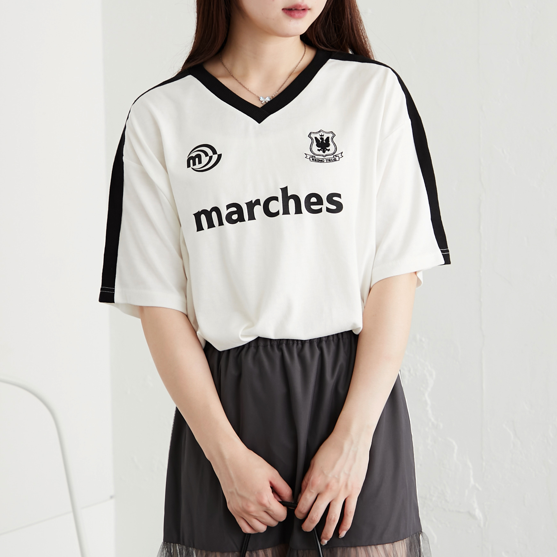 MARCHES】ゲームシャツ[品番：OLOW0013826]｜OLIVE des OLIVE OUTLET 