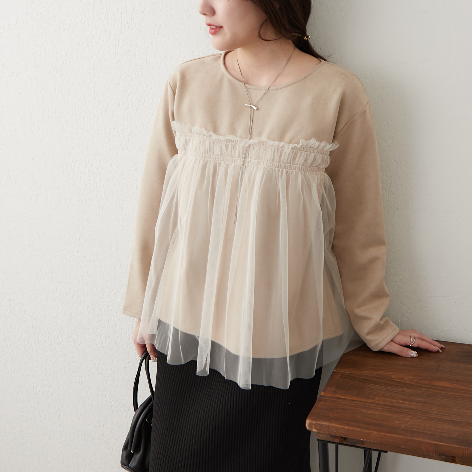 RMAF　NICE CLAUP / OLIVE des OLIVE カットソーのサムネイル