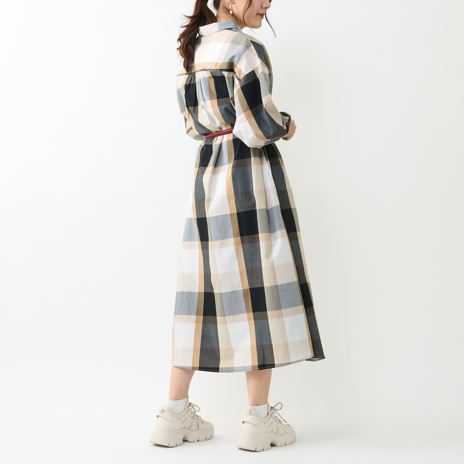 チェックシャツワンピース[品番：OLOW0005346]｜OLIVE des OLIVE