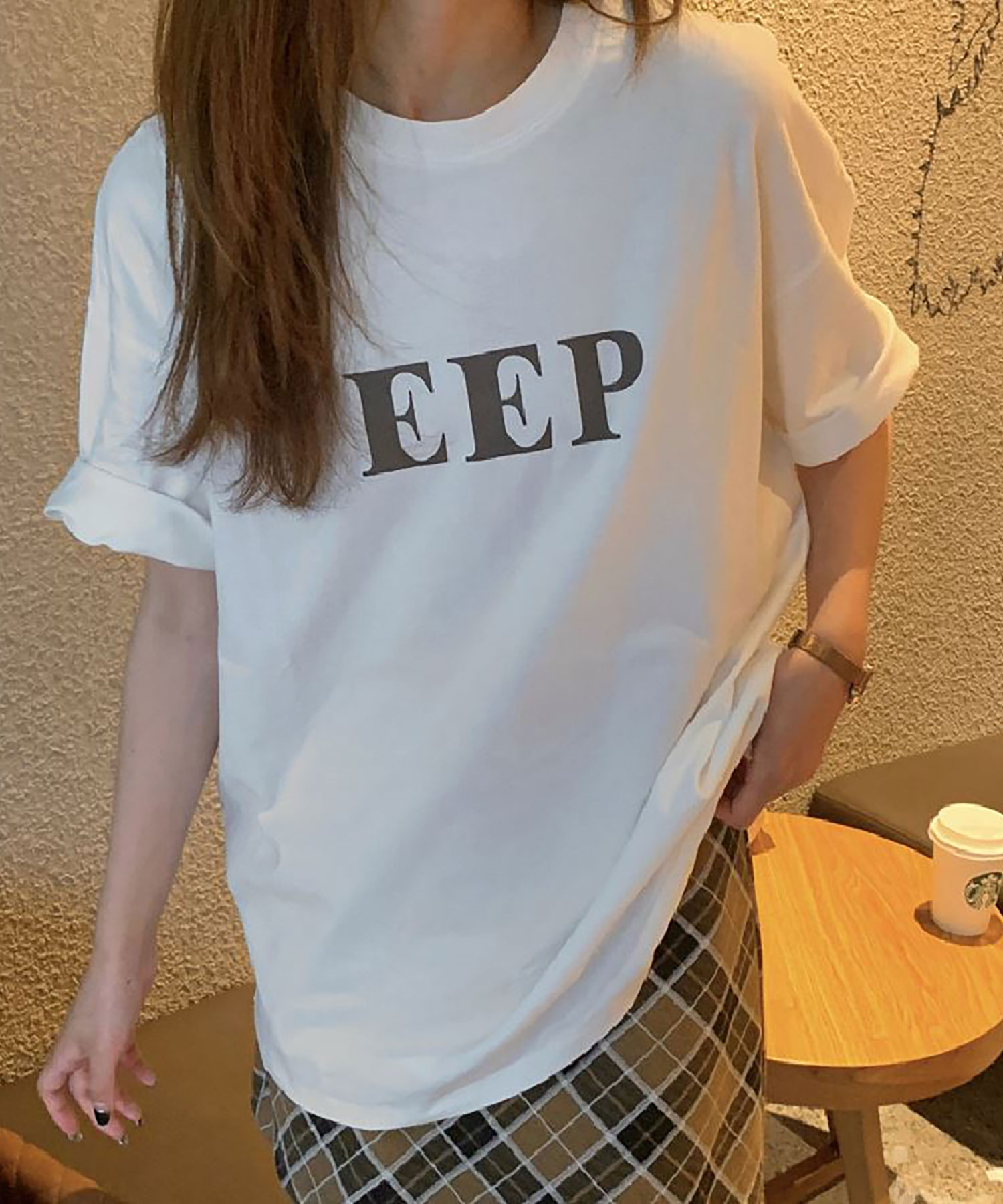 半袖Tシャツ レディース 韓国[品番：NELW0001580]｜NinaetLina