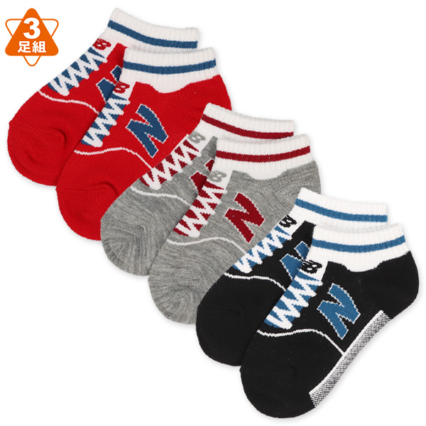 New Balance 3足組キッズローカットソックス 品番 Nmyk 西松屋 ニシマツヤ のキッズ ファッション通販 Shoplist ショップリスト