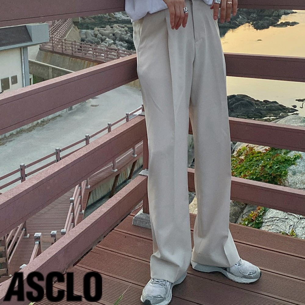 ASCLO(エジュクロ) ASCLOバンディングワイドスラックス[品番