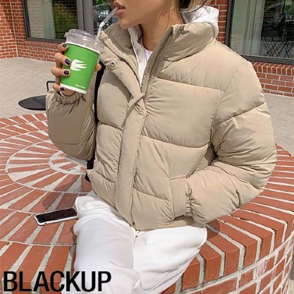 BLACK UP(ブラックアップ)クロップダウンジャケット 韓国[品番