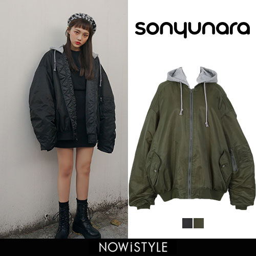 Sonyunaraオーバーサイズma 1韓国 韓国ファッション 品番 Nwiw 3rd Spring サードスプリング のレディースファッション通販 Shoplist ショップリスト