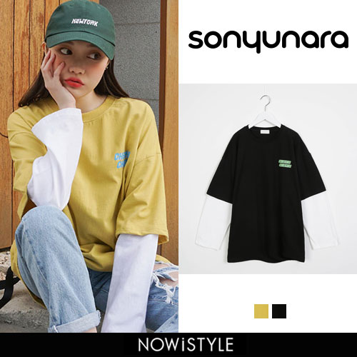 Sonyunarachecks重ね着tシャツ韓国 韓国ファッション 長袖tシャツ 品番 Nwiw 3rd Spring サードスプリング のレディースファッション通販 Shoplist ショップリスト