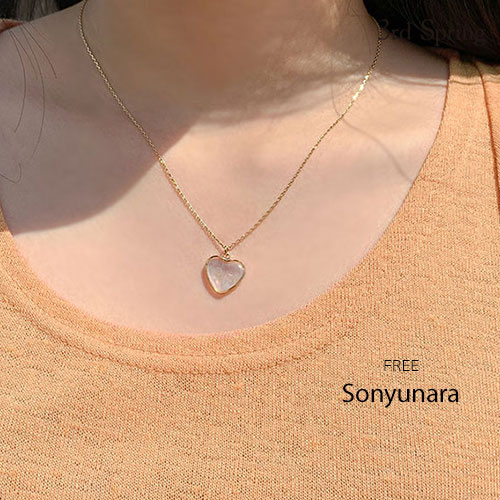 SONYUNARAユニークハートネックレス韓国 韓国ファッション ネックレス