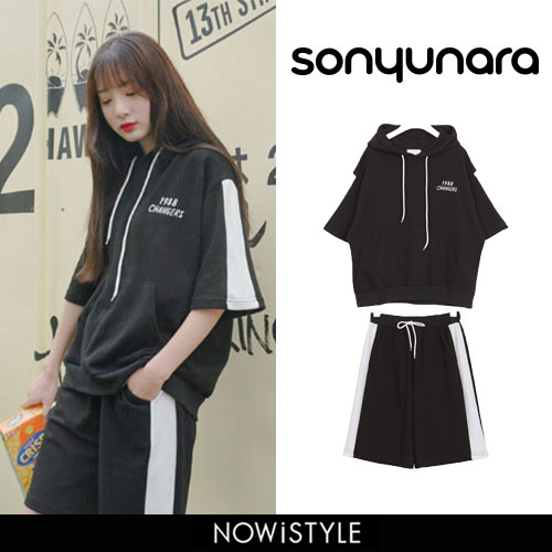 Sonyunaraサイドラインパーカーセット韓国 韓国ファッション サイドライン 品番 Nwiw 3rd Spring サードスプリング のレディースファッション通販 Shoplist ショップリスト