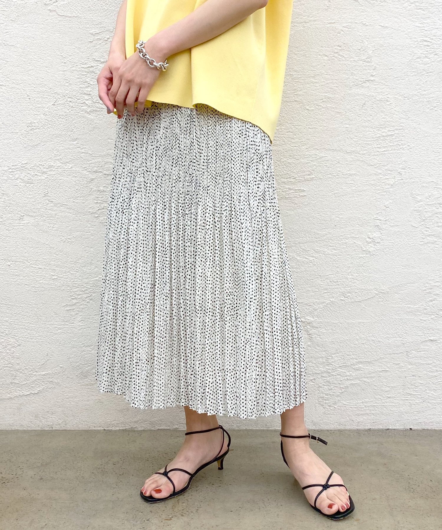 Loungedress】変形ドットプリーツSK[品番：PALW0000453]｜PAL GROUP