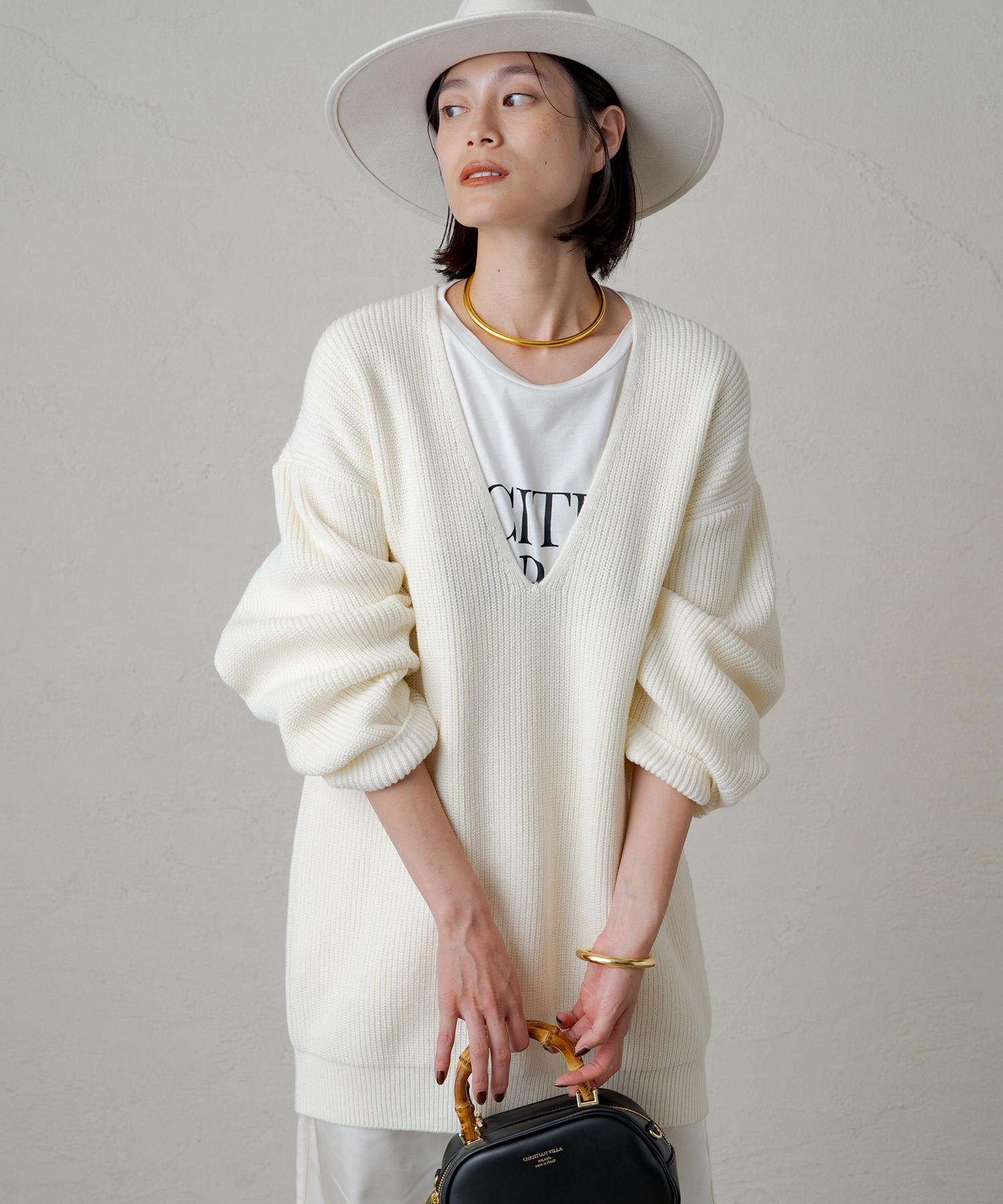 Loungedress】深VチュニックKN[品番：PALW0002832]｜PAL GROUP OUTLET 