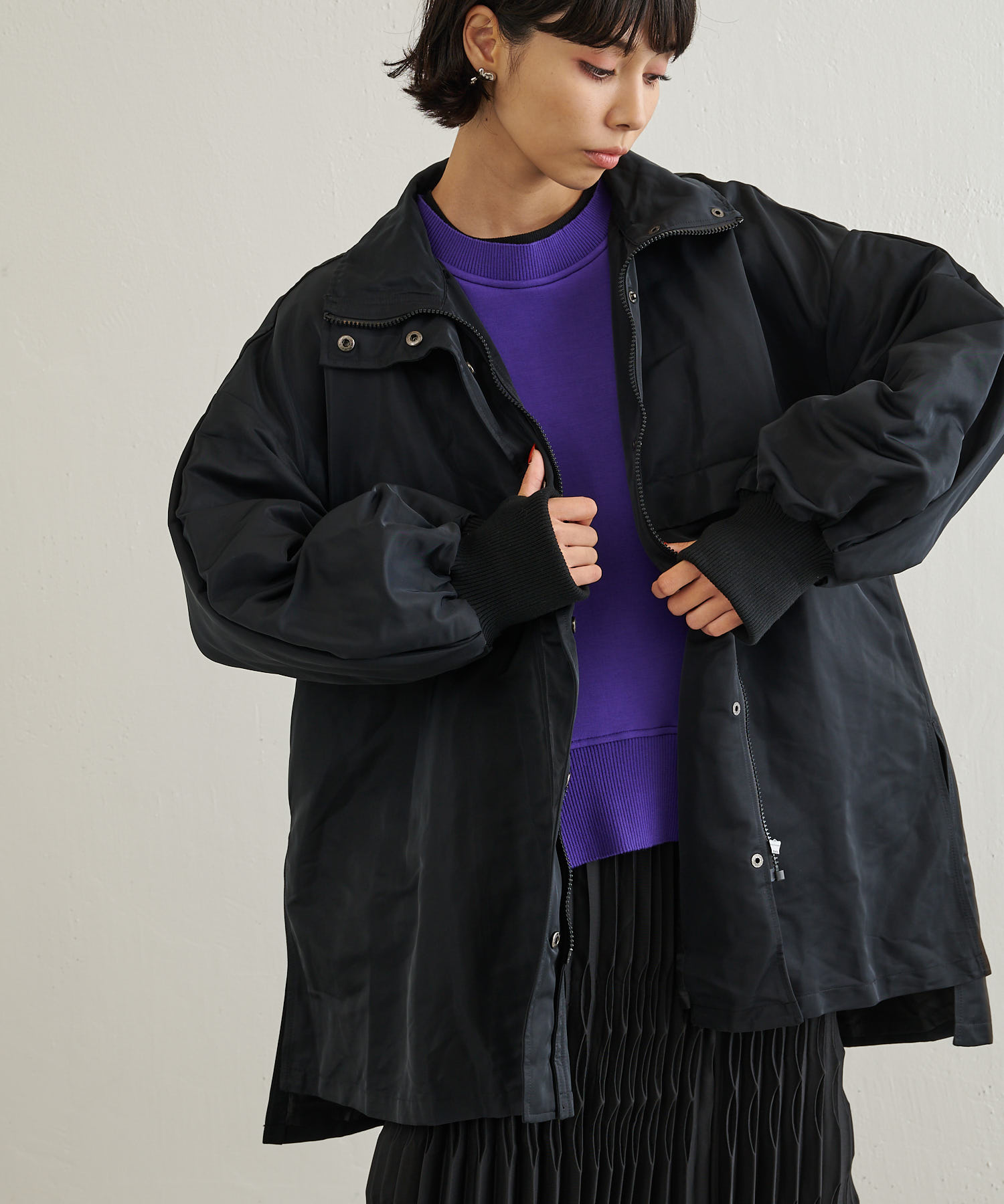 【ear PAPILLONNER】フード付きコート【SUM1 STYLE】[品番：PALW0002820]｜PAL GROUP  OUTLET（パルグループアウトレット）のレディースファッション通販｜SHOPLIST（ショップリスト）