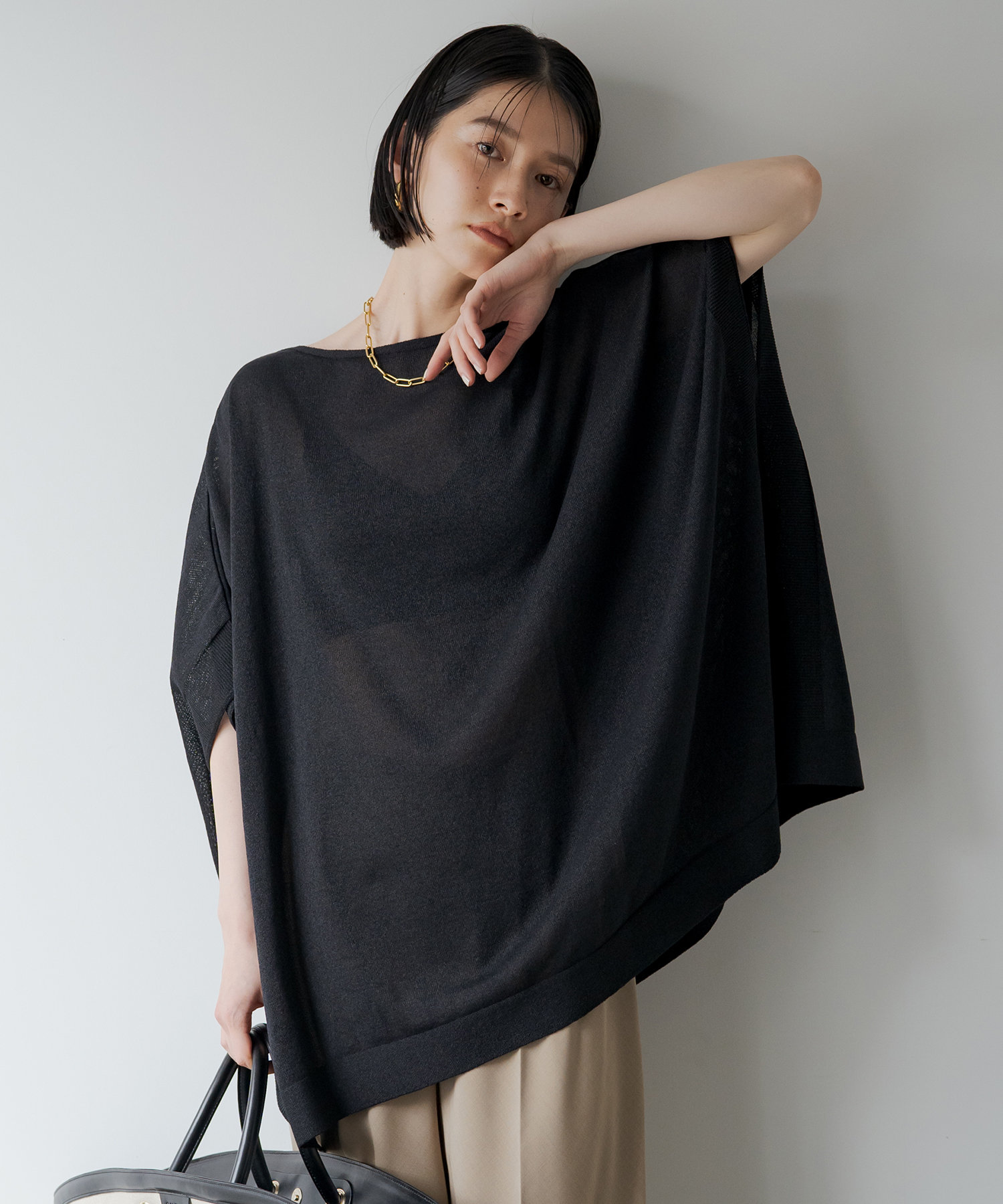 【Loungedress】スクエアKN[品番：PALW0003223]｜PAL GROUP  OUTLET（パルグループアウトレット）のレディースファッション通販｜SHOPLIST（ショップリスト）