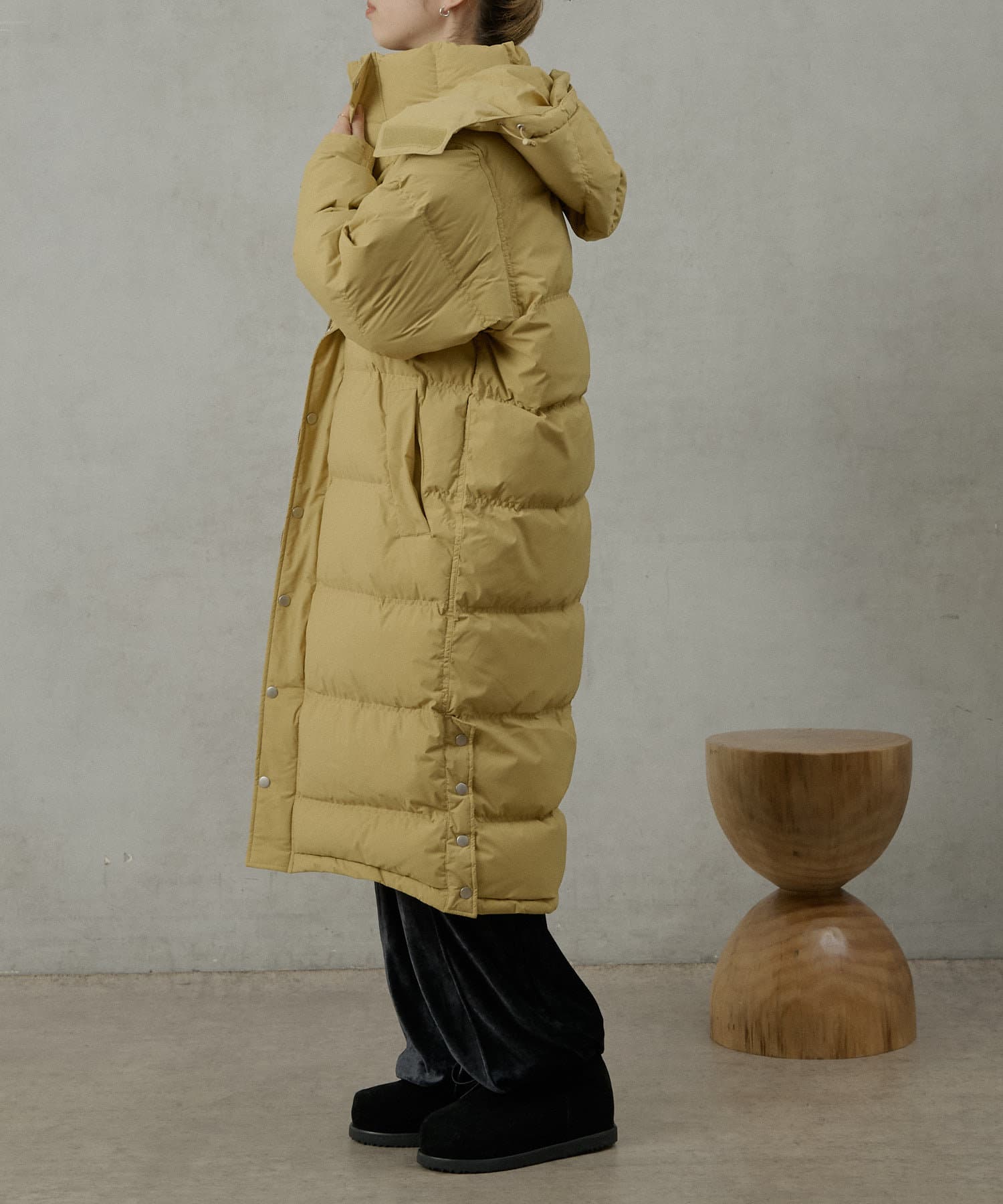 earthy_】ロングハイブリットダウンコート[品番：PALW0003476]｜PAL GROUP  OUTLET（パルグループアウトレット）のレディースファッション通販｜SHOPLIST（ショップリスト）