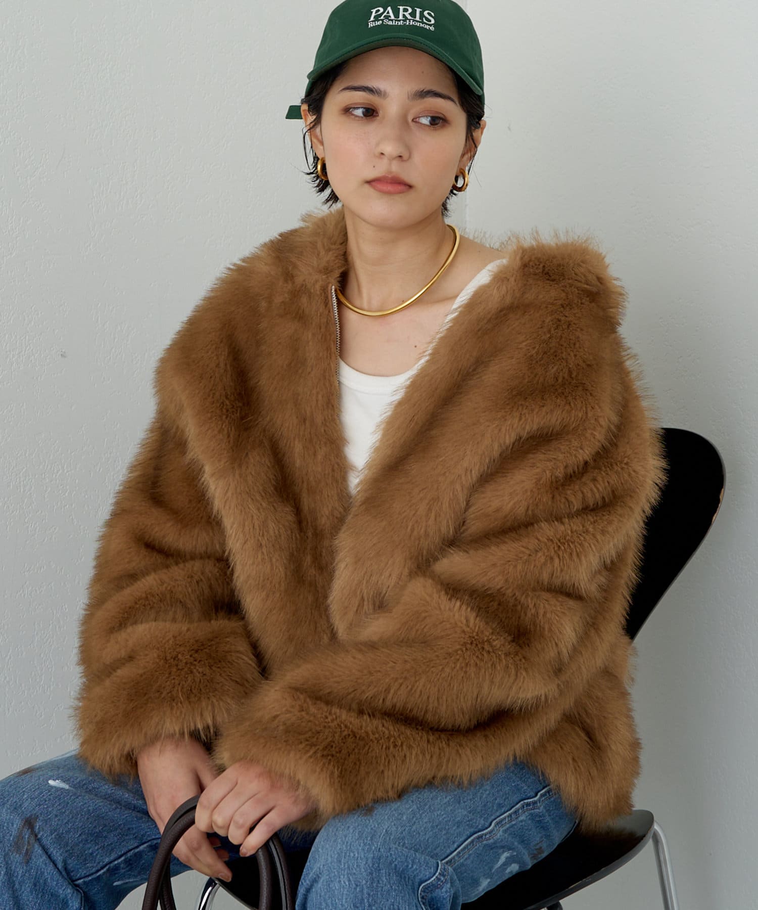 Loungedress】フェイクファーCT[品番：PALW0004083]｜PAL GROUP  OUTLET（パルグループアウトレット）のレディースファッション通販｜SHOPLIST（ショップリスト）