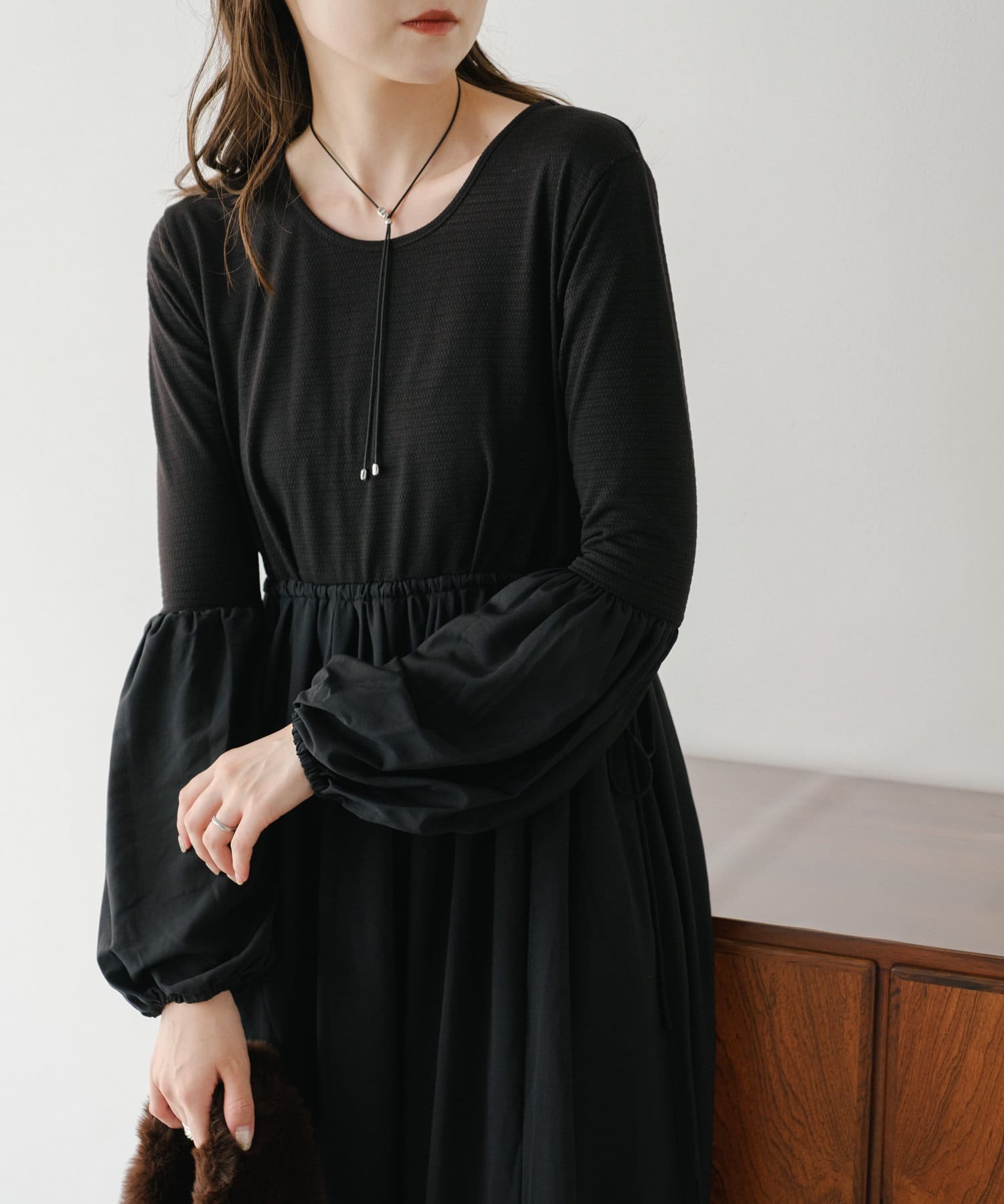 Kastane】袖バルーン切替ワンピース[品番：PALW0004077]｜PAL GROUP  OUTLET（パルグループアウトレット）のレディースファッション通販｜SHOPLIST（ショップリスト）