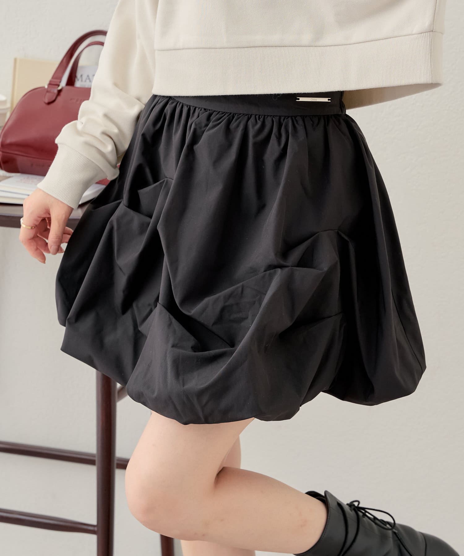 Chico】ランダムタックボリュームSK[品番：PALW0004204]｜PAL GROUP  OUTLET（パルグループアウトレット）のレディースファッション通販｜SHOPLIST（ショップリスト）