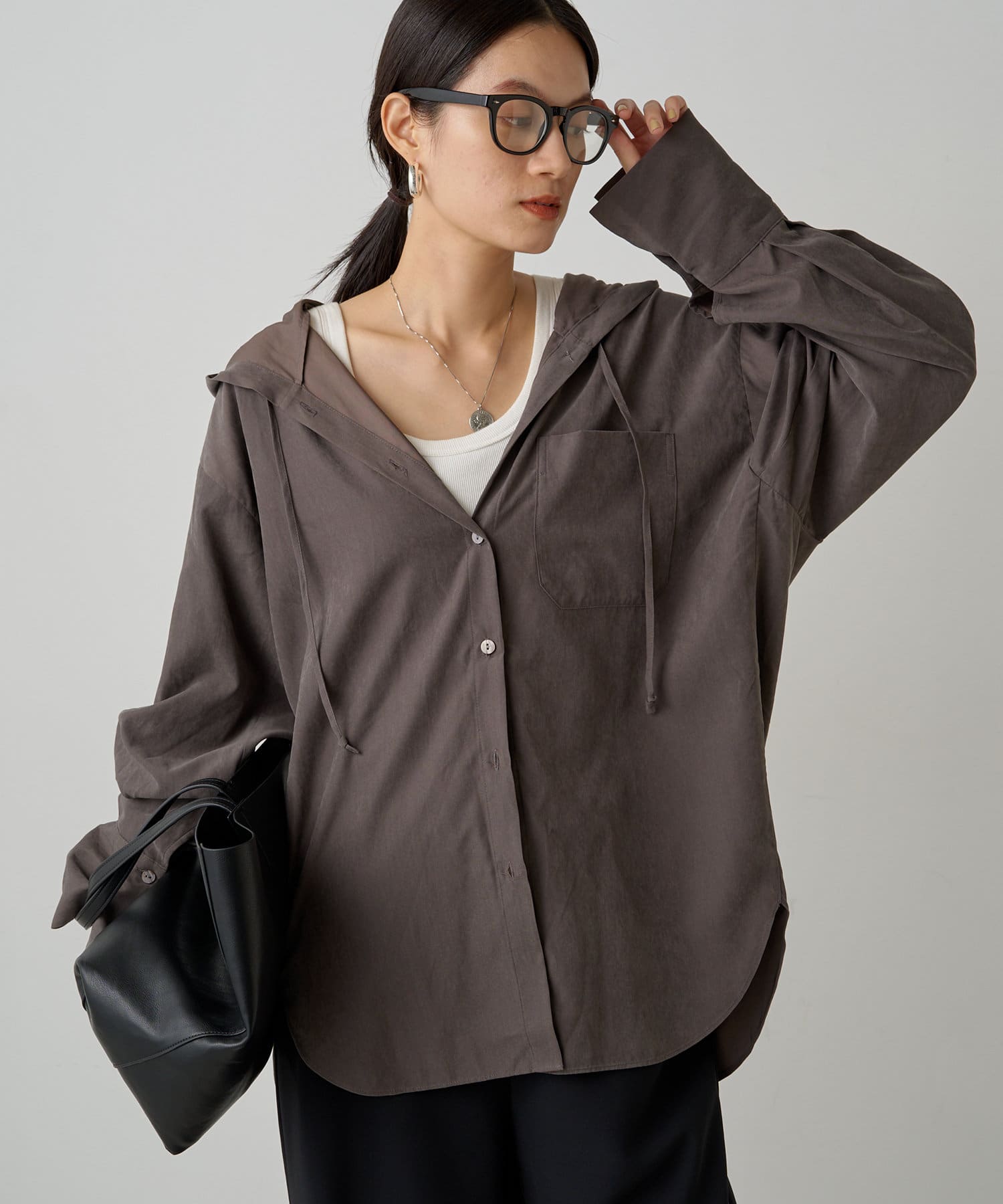 【Loungedress】フィブリルフードSH[品番：PALW0004323]｜PAL GROUP  OUTLET（パルグループアウトレット）のレディースファッション通販｜SHOPLIST（ショップリスト）