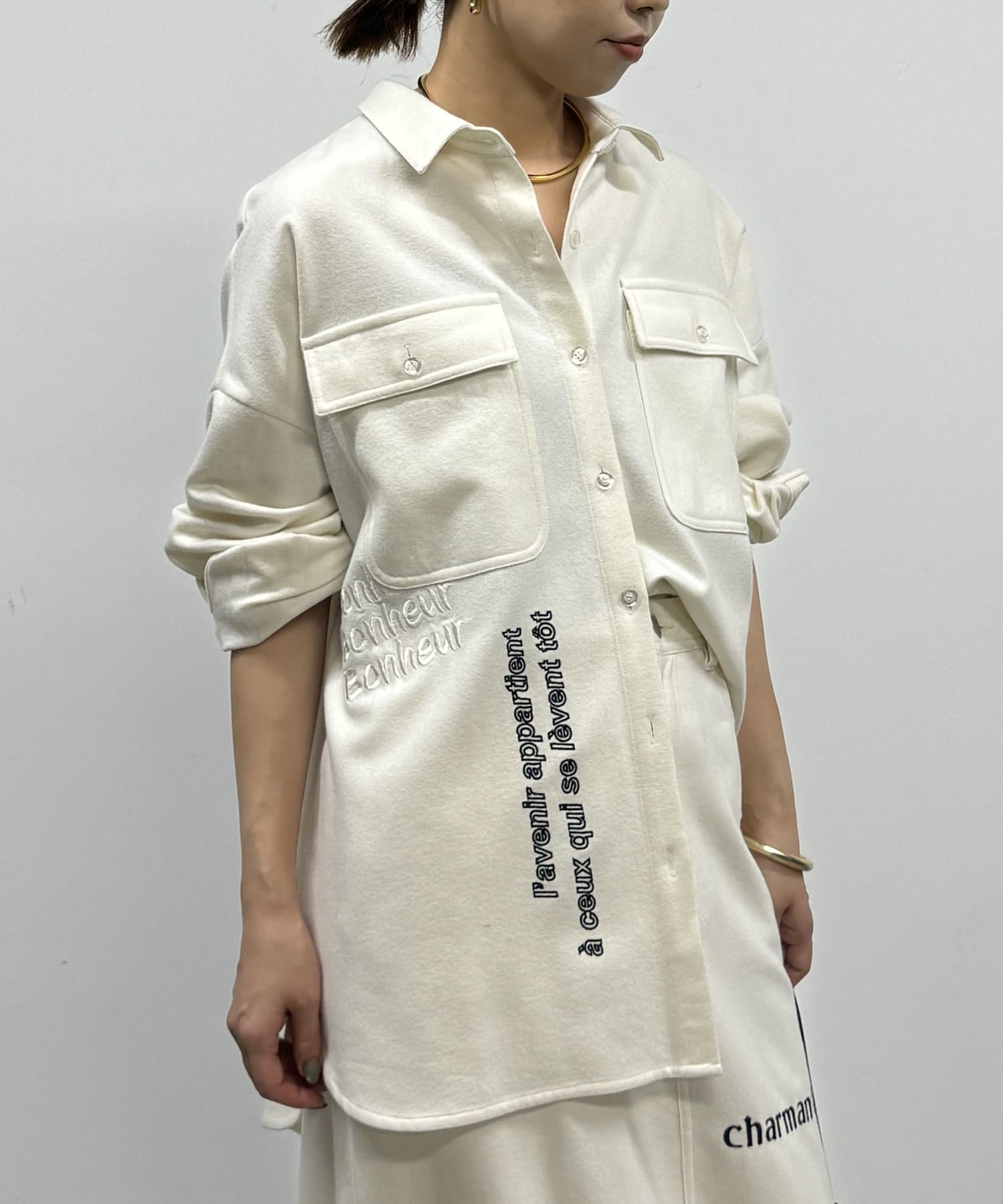 【Loungedress】刺繍ウールSH[品番：PALW0004341]｜PAL GROUP  OUTLET（パルグループアウトレット）のレディースファッション通販｜SHOPLIST（ショップリスト）
