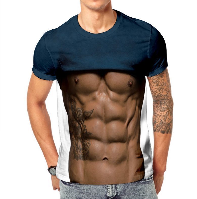 フェイクtシャツ プリントtシャツ 筋肉tシャツ 品番 Fq Plusnao プラスナオ のレディースファッション通販 Shoplist ショップリスト