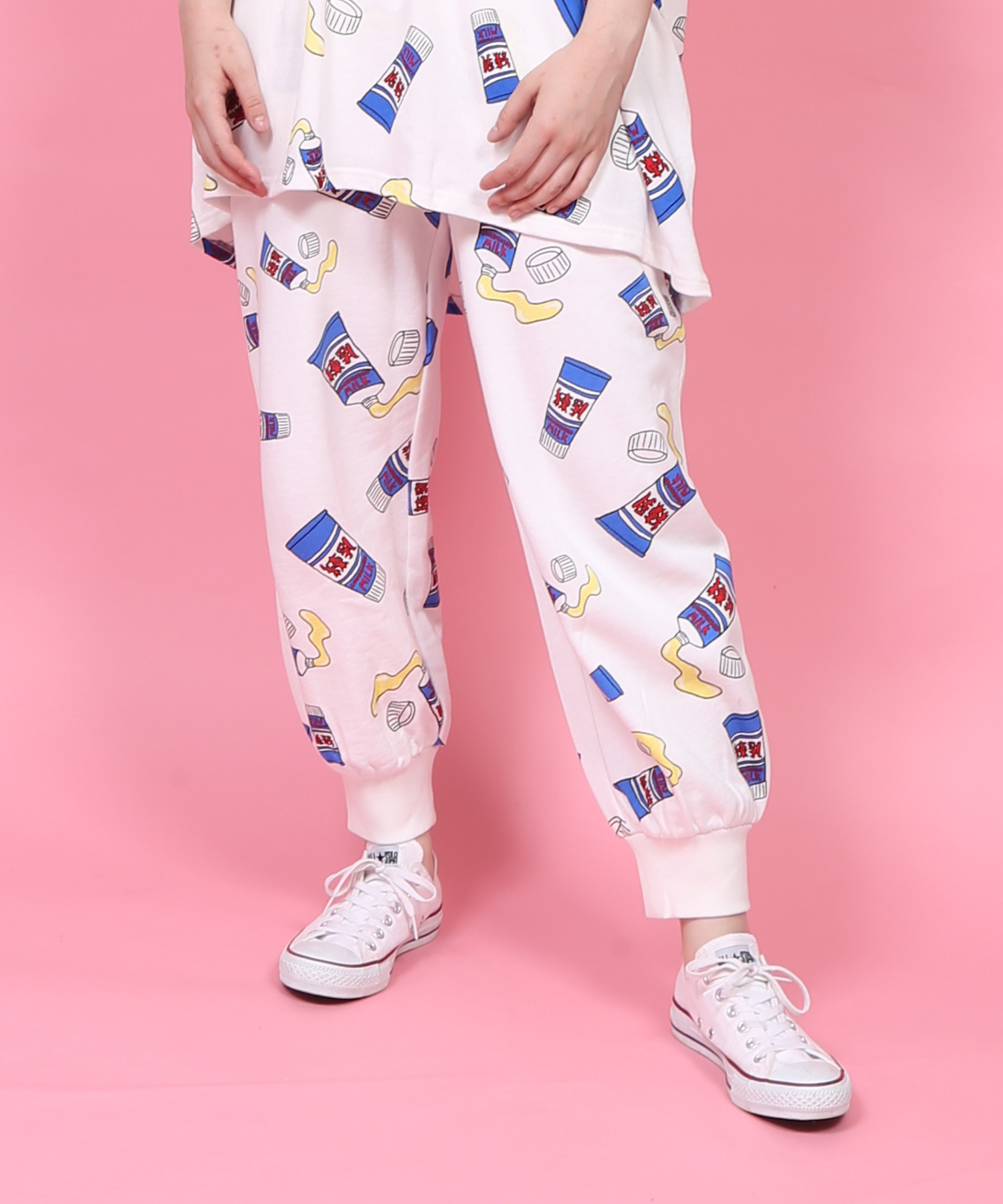 フード総柄スウェットパンツ[品番：PNYW0003668]｜PUNYUS （プニュズ