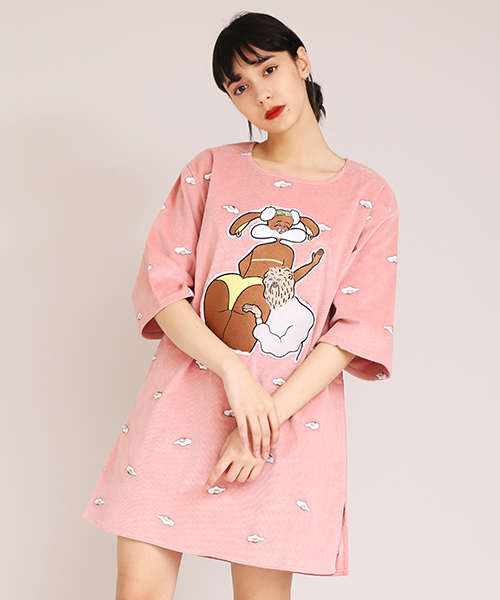 目玉焼きコーデュロイワンピース 品番 Pnyw Punyus プニュズ のレディースファッション通販 Shoplist ショップリスト