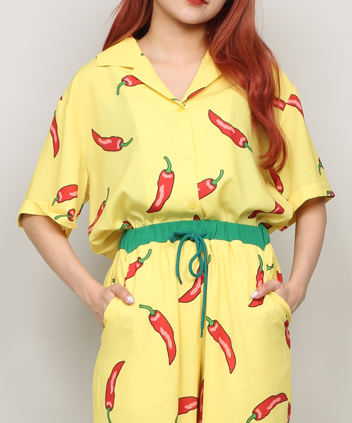 野菜柄シャツ[品番：PNYW0003301]｜PUNYUS （プニュズ）のレディース
