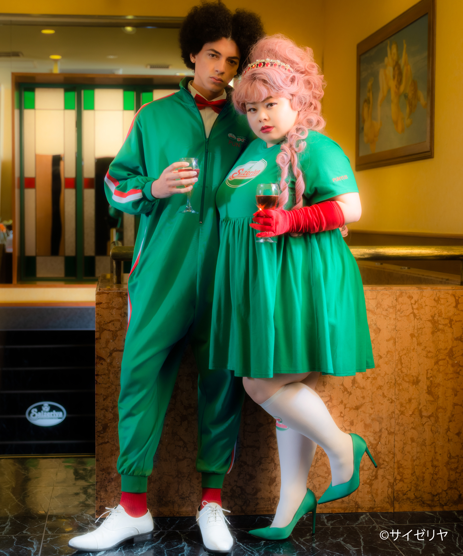 サイゼリヤロゴtワンピース 品番 Pnyw Punyus プニュズ のレディースファッション通販 Shoplist ショップリスト