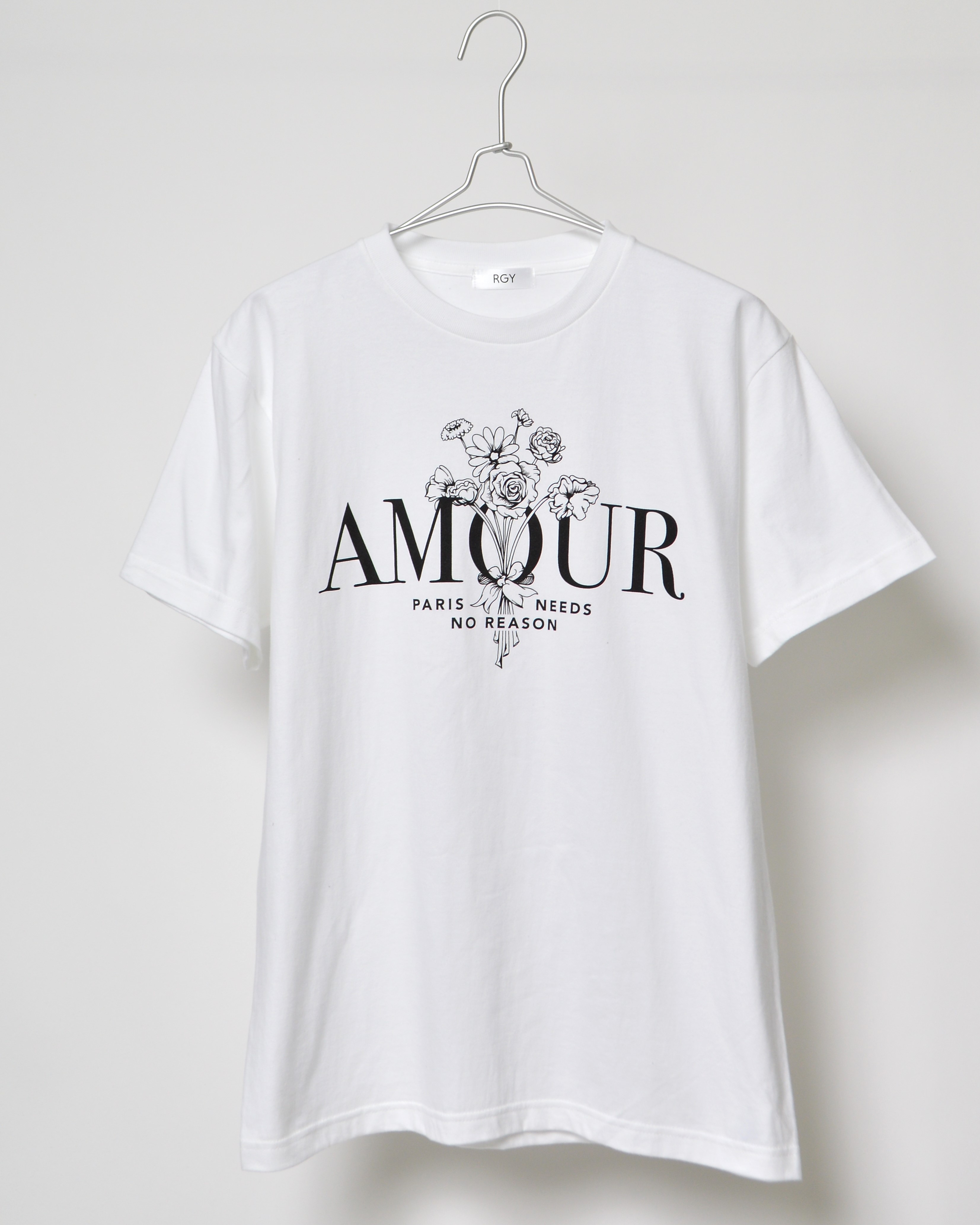 AMOUR  花柄プリントTシャツ[品番：RADM0005682]｜＆soiree（アンドソワレ）のレディースファッション通販｜SHOPLIST（ショップリスト）