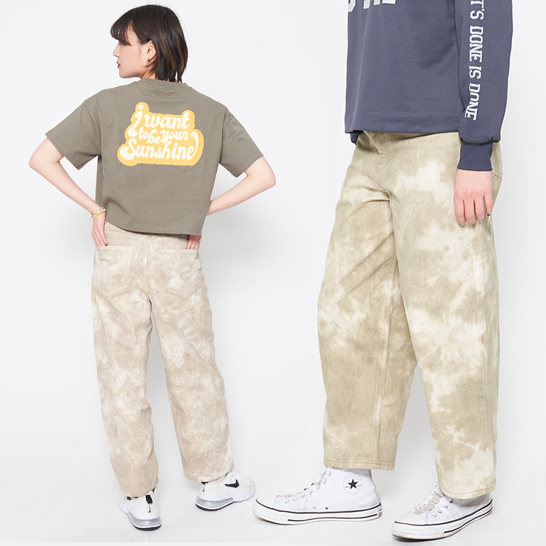 STUSSY タイダイデニム - パンツ