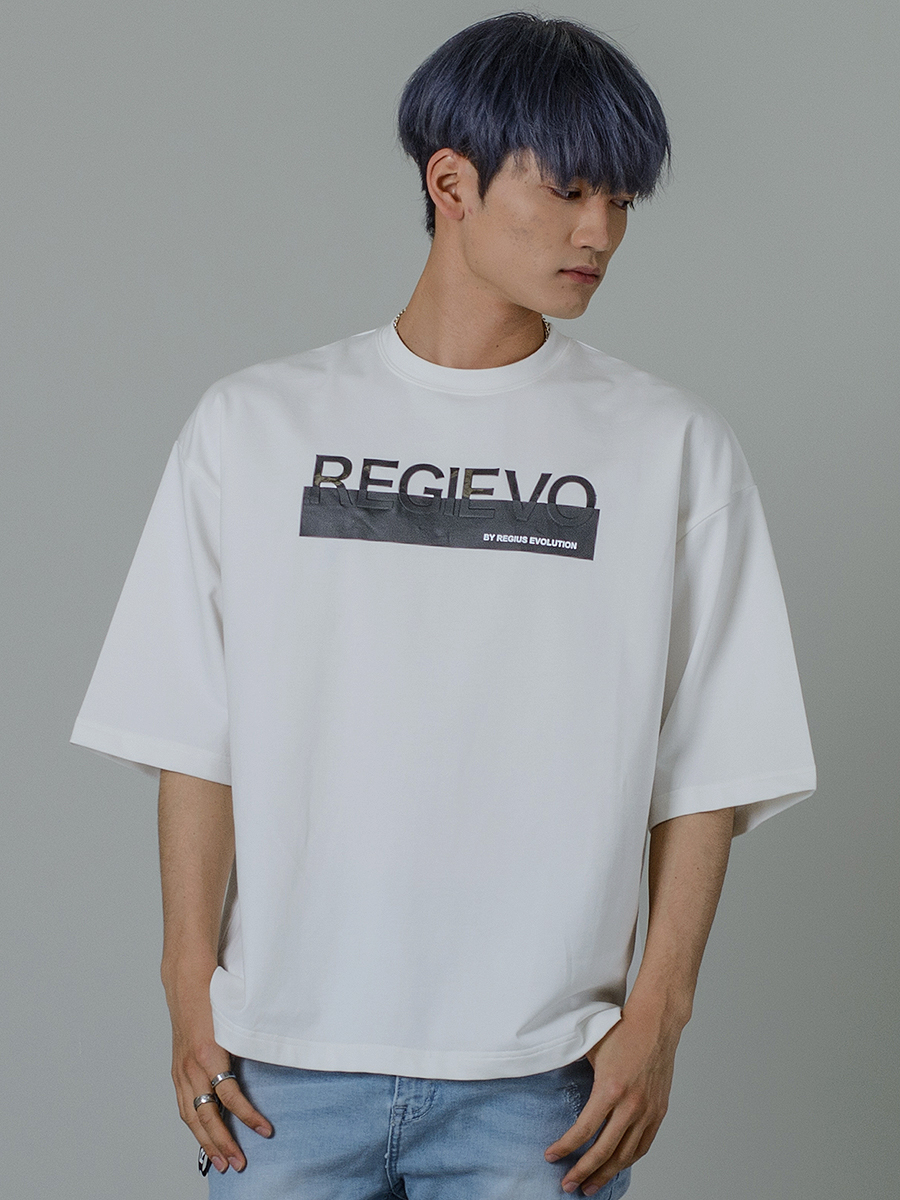 メッセージプリントオーバーtシャツ 品番 Levm Regievo レジエボ のメンズファッション通販 Shoplist ショップリスト