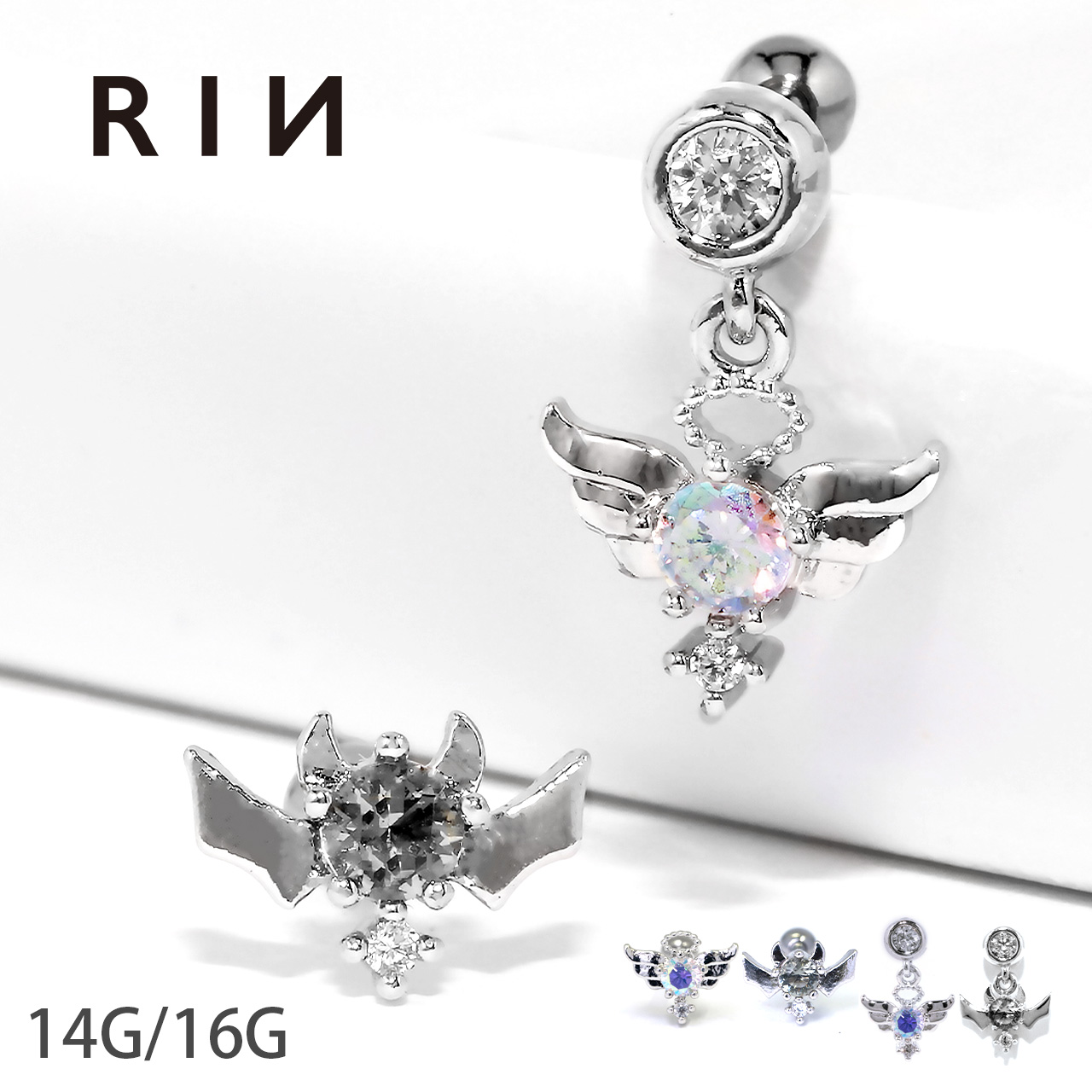 軟骨ピアス 天使 悪魔[品番：RINA0001261]｜ボディピアス専門店凛RIN（ボディピアス センモンテンリンリン）のレディースファッション通販｜SHOPLIST（ショップリスト）