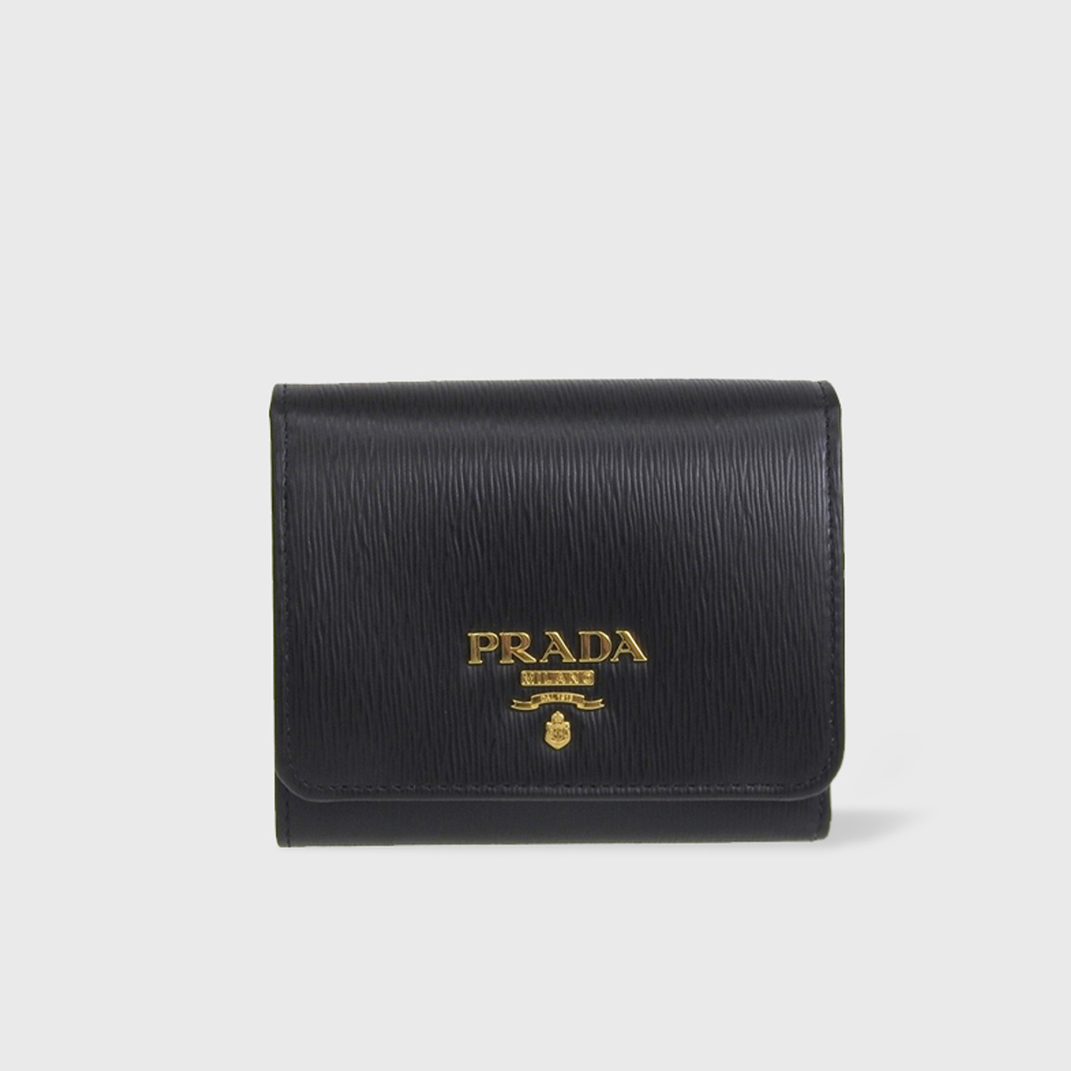 【外観未使用】PRADA 二つ折り財布 ヴィッテロムーブ レッド L字 アイコン
