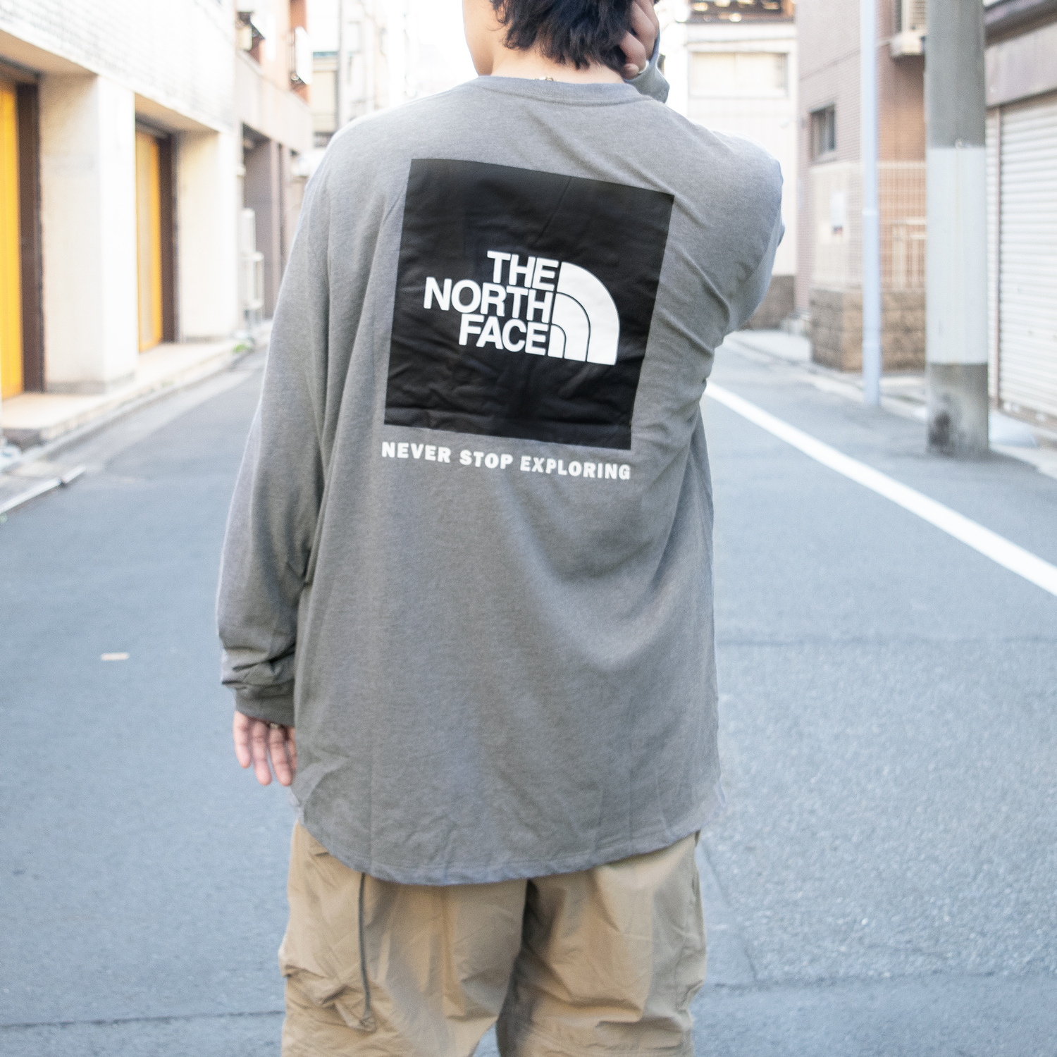 THE NORTH FACE ノースフェイス BOX NSE ロンT Mサイズ[品番