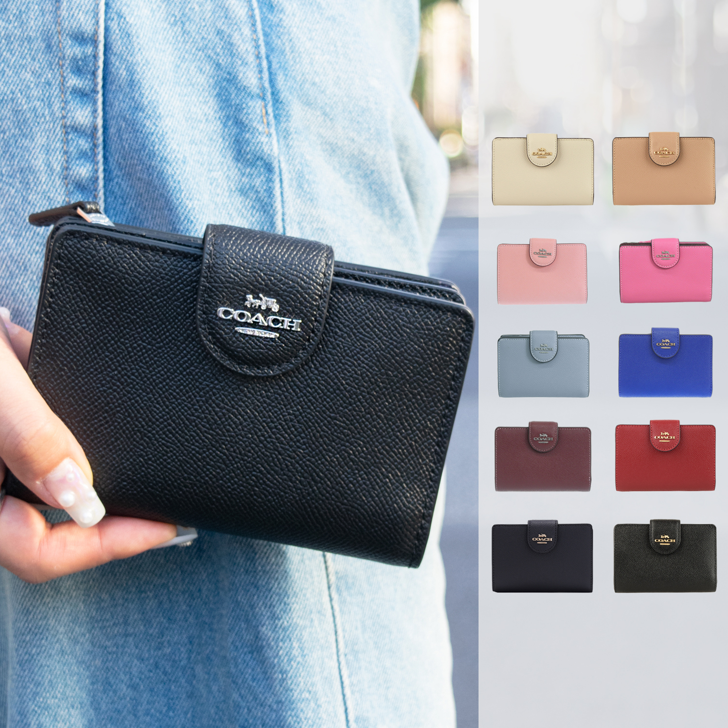 美品COACHファー付きゴールドミュール 起こさ