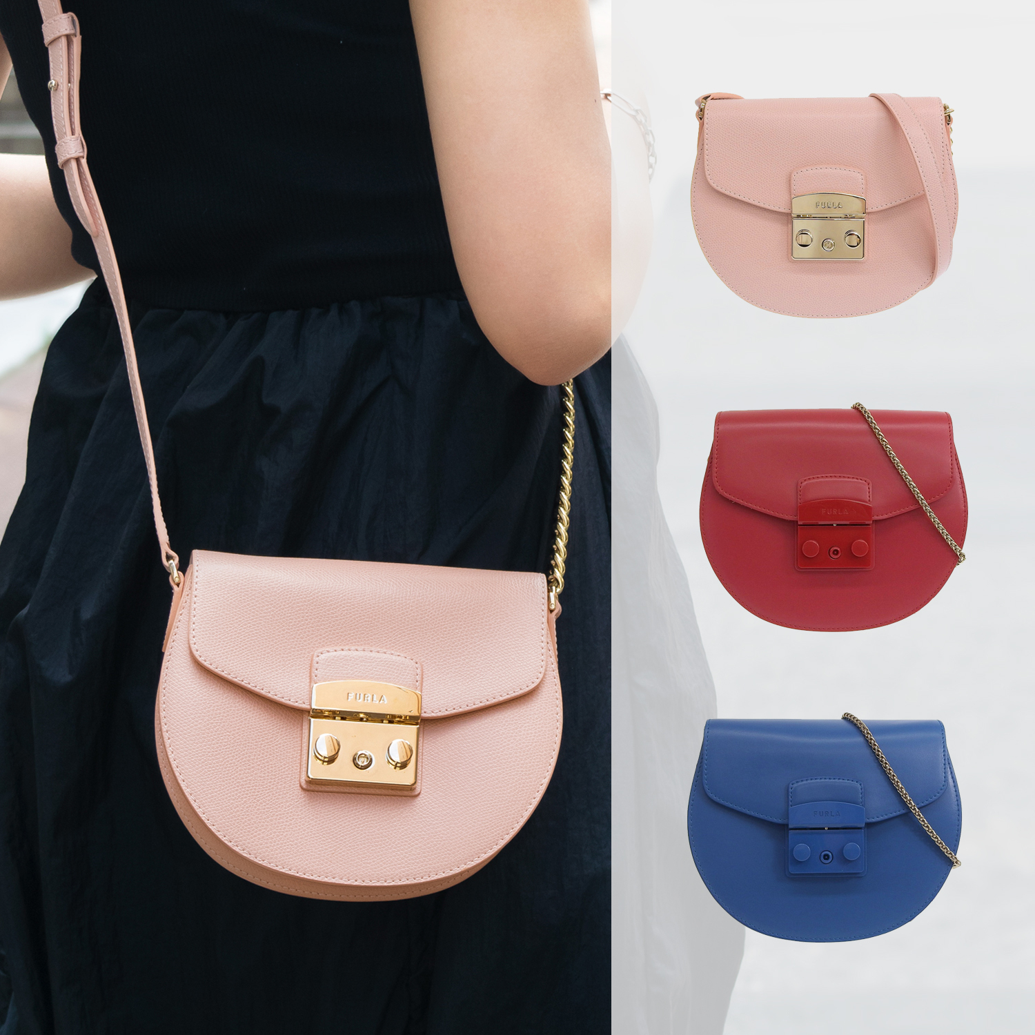 FURLA フルラ METROPOLIS ショルダーバッグ [品番：SESB0016566]｜Riverall（リヴェラール）のレディースファッション通販｜SHOPLIST（ショップリスト）