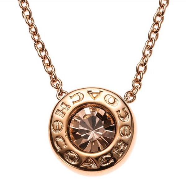 新品》COACH ローズゴールド ネックレス ピアス 2点セット