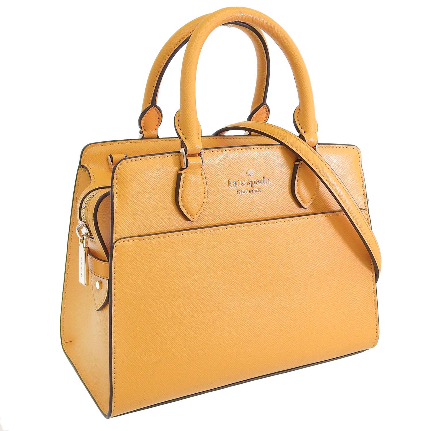 新品】kate spade すばらしく ショルダーバッグ チェーン ハート オレンジ