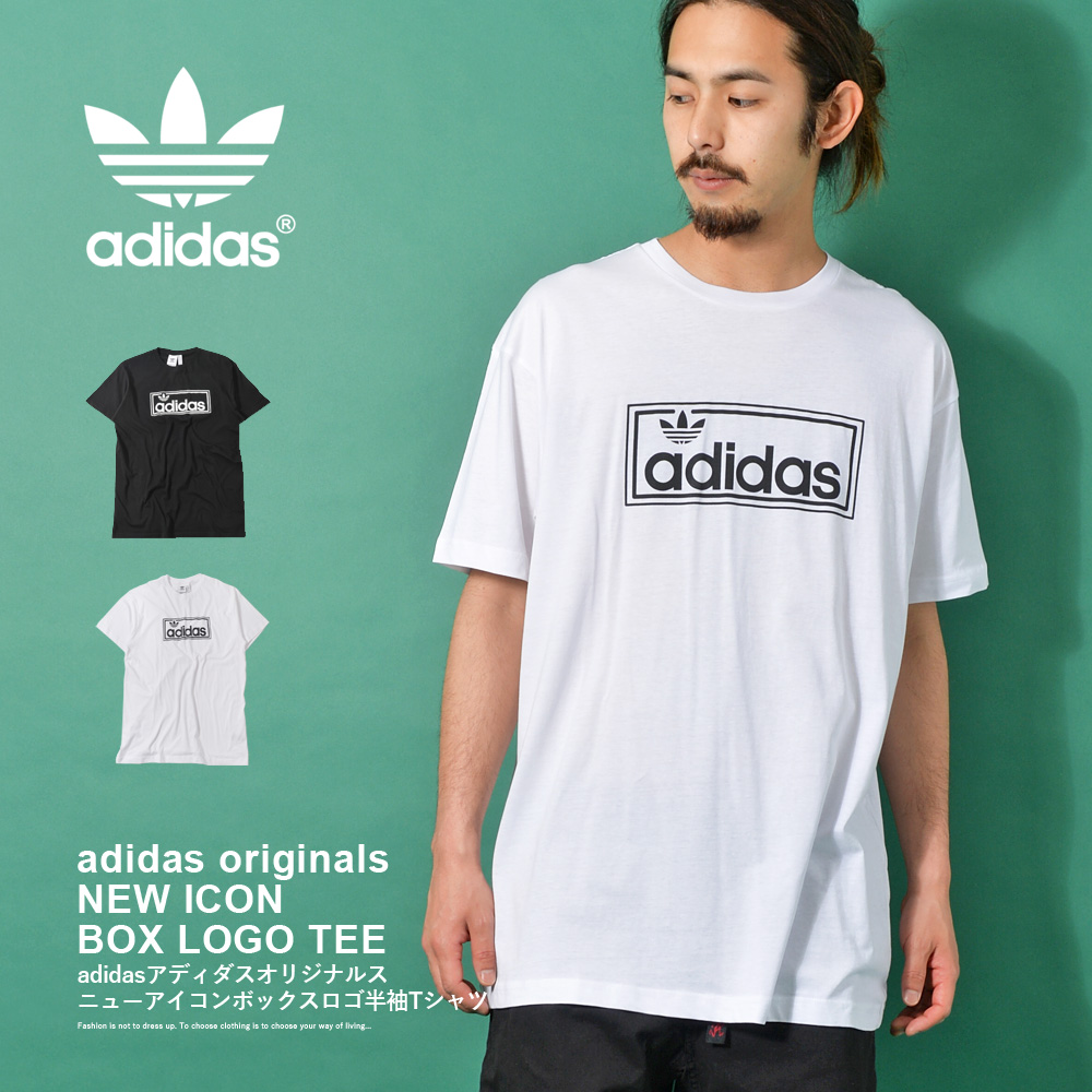 Adidas アディダス オリジナルスニューアイコンボックスロゴ半袖tシャツ 品番 Rs Rock Ste ロクステ のメンズファッション通販 Shoplist ショップリスト