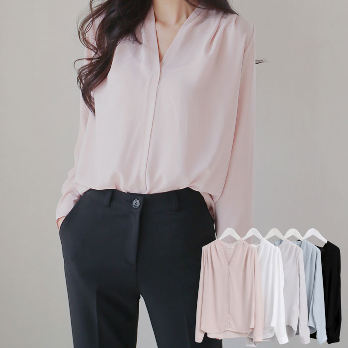 Vネック ブラウス Vネック 品番 Kh Vivid Lady ビビッドレディー のレディース ファッション通販 Shoplist ショップリスト