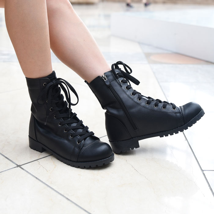 ショートブーツ レディース 黒 品番 Kh Vivid Lady ビビッドレディー のレディース ファッション通販 Shoplist ショップリスト