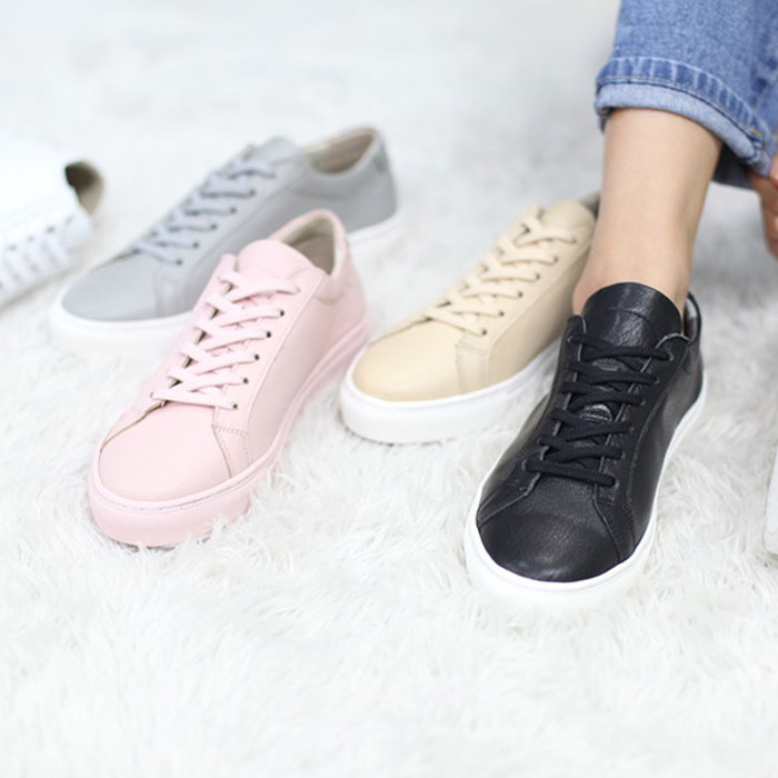 本革スニーカー レディース 5色 品番 Kh Vivid Lady ビビッドレディー のレディース ファッション通販 Shoplist ショップリスト