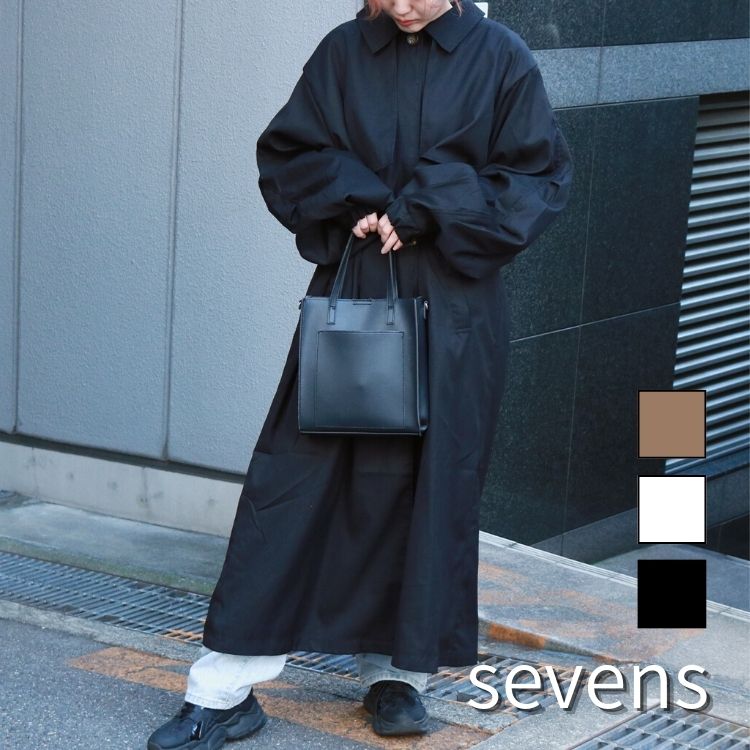 ステンカラーコート レディース ロングコート 韓国 カジュアル  大人[品番：ATYW0001997]｜sevens（セブンズ）のレディースファッション通販｜SHOPLIST（ショップリスト）