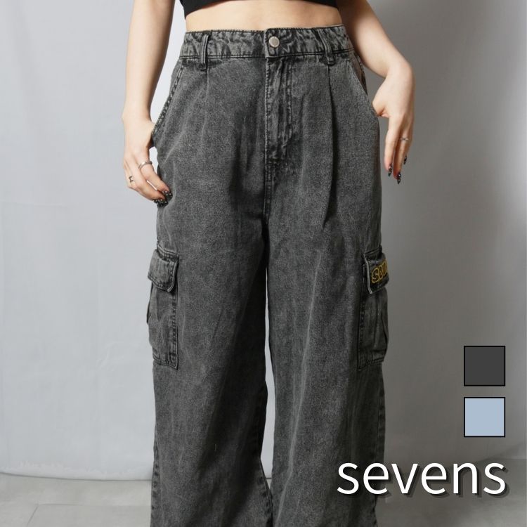 カーゴデニムパンツ[品番：ATYW0002386]｜sevens（セブンズ）のレディースファッション通販｜SHOPLIST（ショップリスト）