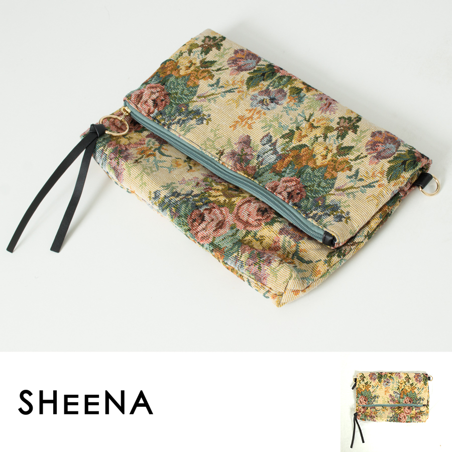花柄折り返し2WAYクラッチバッグ バッグ クラッチバッグ[品番：SHNW0000109]｜SHEENA （シーナ）のレディースファッション