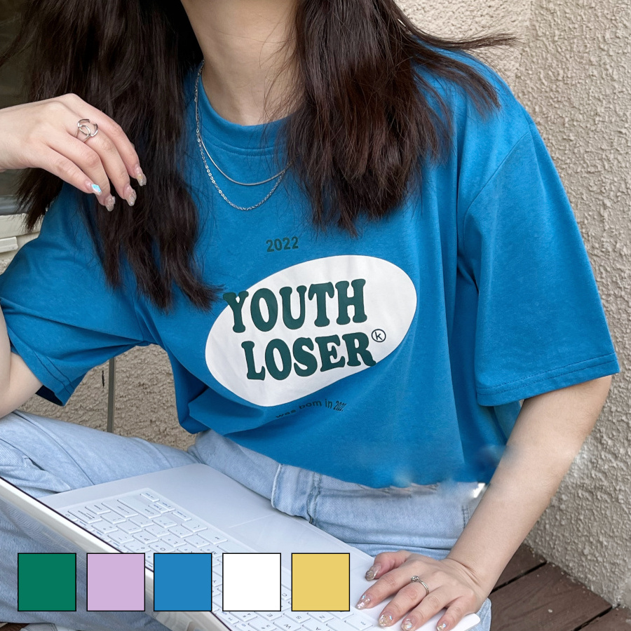 youth loser Tシャツ ボーダー Ｍサイズ | twobite.ca