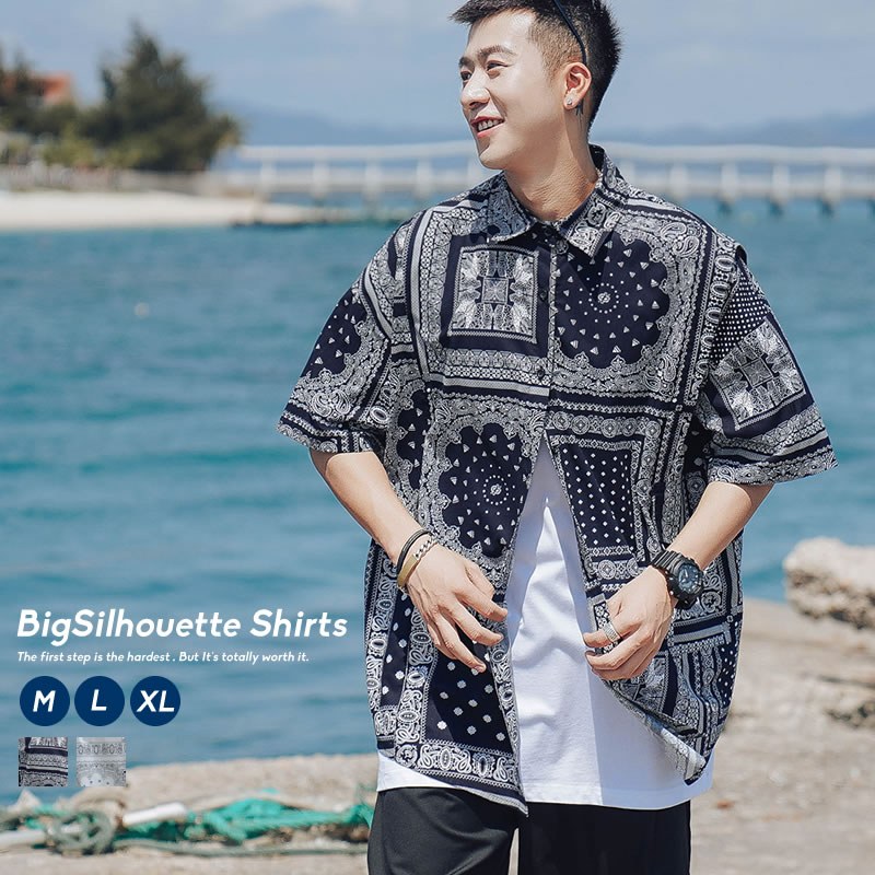 バンダナ柄 シャツ  メンズ[品番：STMM0000349]｜Shoowtime（ショウタイム）のメンズファッション通販｜SHOPLIST（ショップリスト）