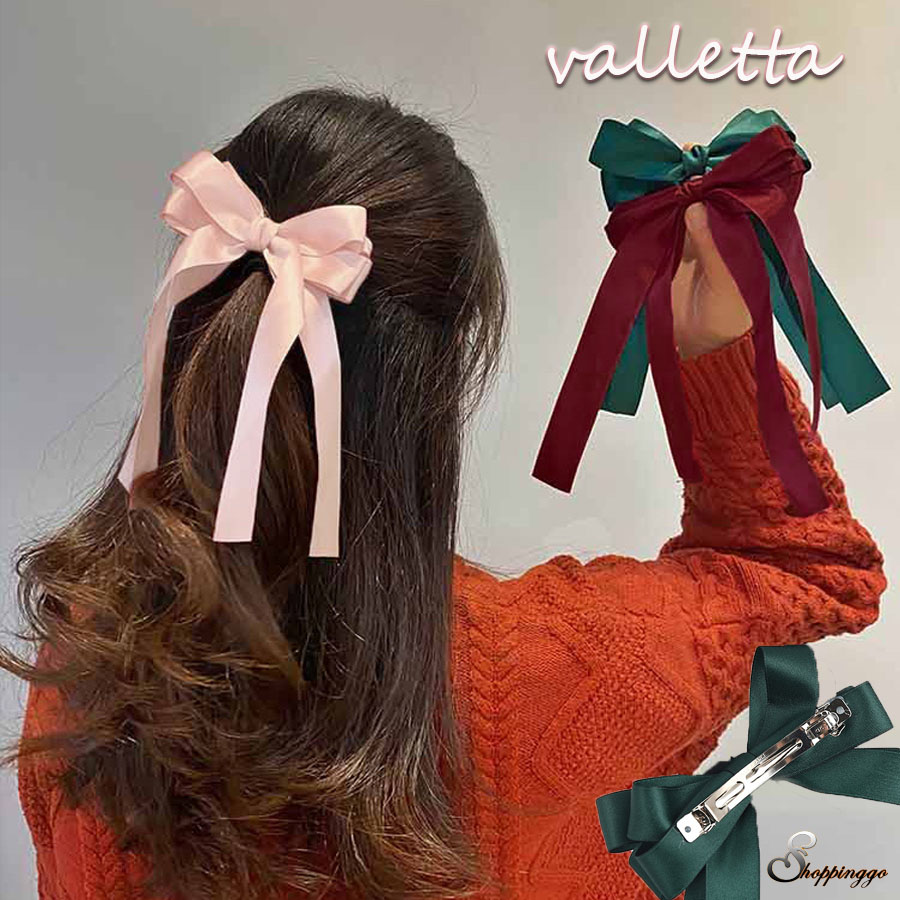 リボンバレッタ ヘアクリップ  ヘアアクセ[品番：JRKW0002238]｜shoppinggo（ショッピングゴー）のレディースファッション通販｜SHOPLIST（ショップリスト）