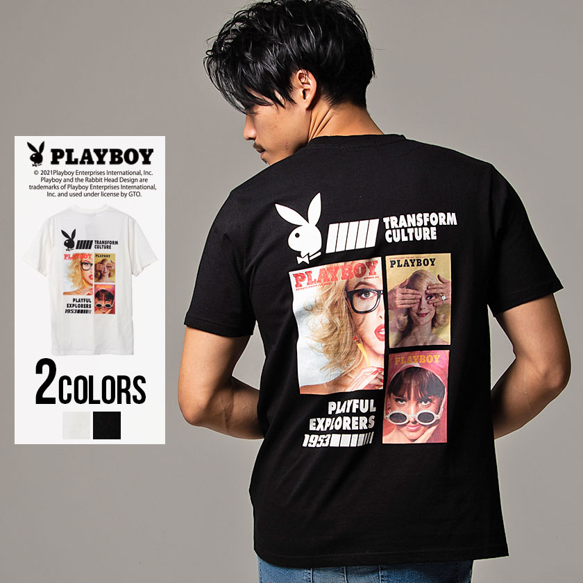 PLAYBOY プレイボーイ Tシャツ[品番：SILM0010907]｜SILVER BULLET